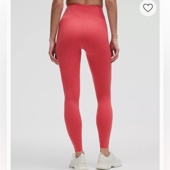 lululemon Glow Up™ Super-High-Rise Tight 28" size 10 desert red - Picture 2 of 7